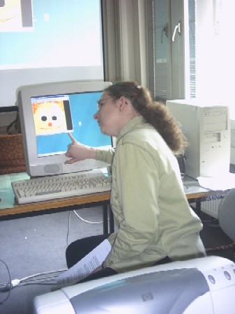 Die Kursleiterin