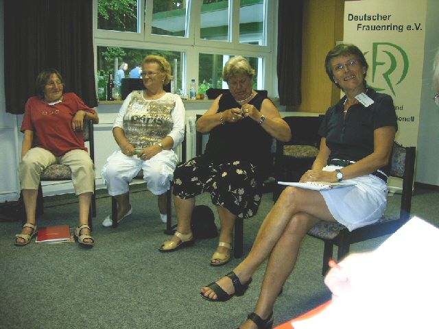 Begr��ungsabend: Wir lernen uns kennen - Moderation: Dr. Ellen Se�ar-Karp