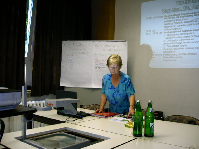 Begr��ung am 2. Seminartag - Annelies Schobries