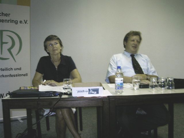 Dr. Ellen Sessar-Karpp und Herr Wenner